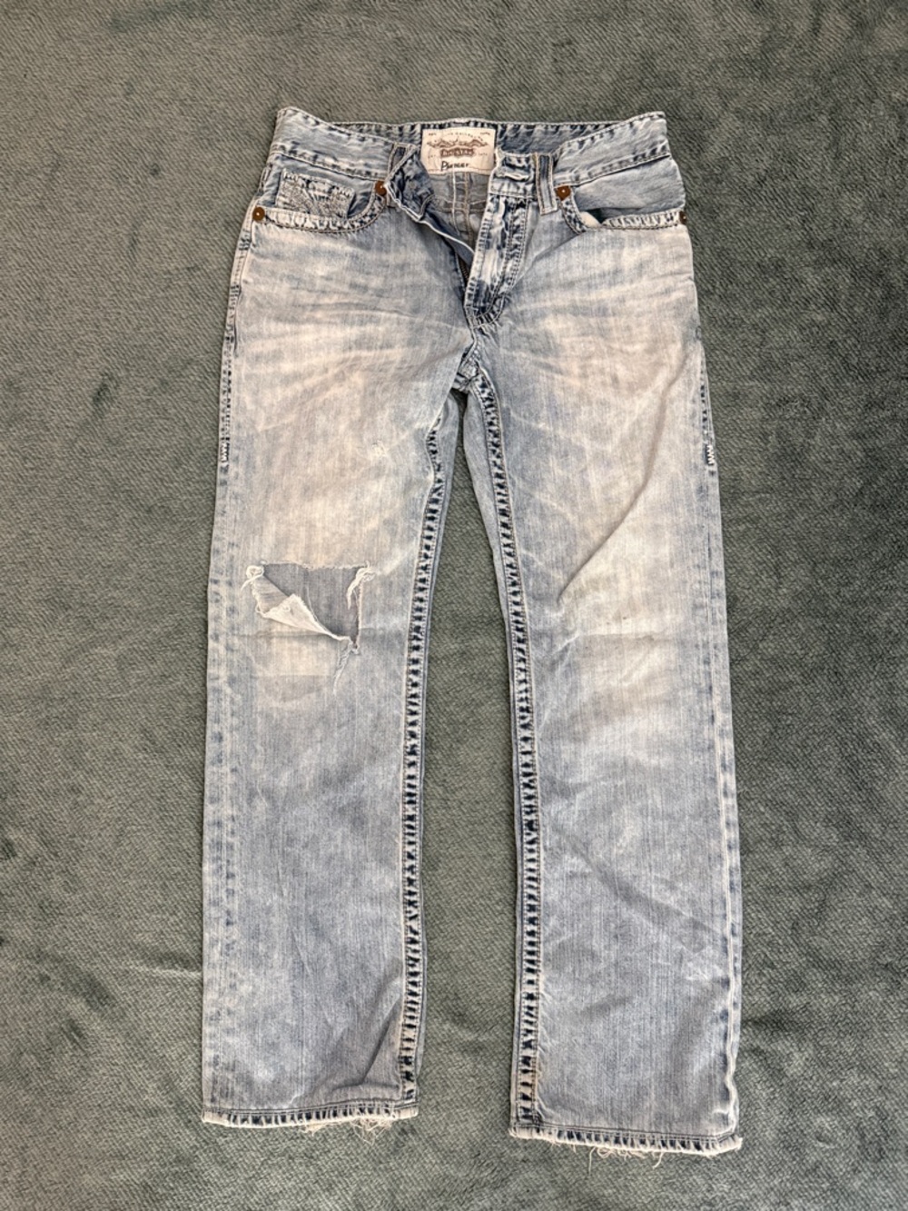Buckle Big Star Vintage Collection Light Wash Distressed Y2K Men’s 31 Jeans